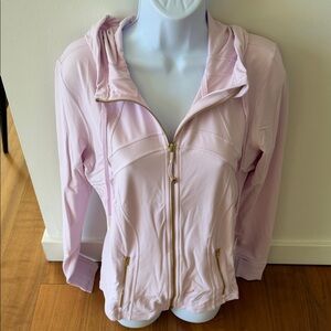 Lululemon Athletica Define Hooded jacket with gold; brand new with tags
